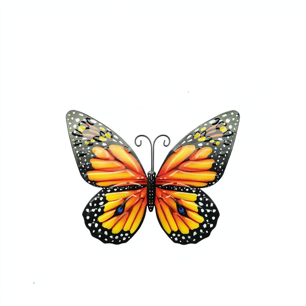 Art And Craft For Nursery - Small Metal Butterfly Wall Decoration Hanging