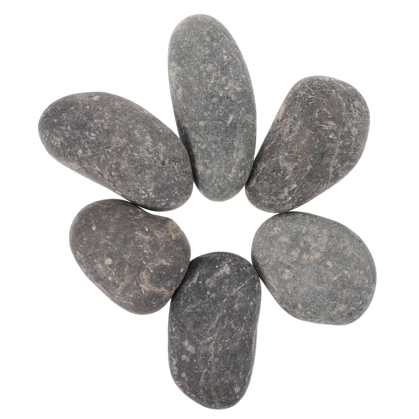 Art And Craft For Nursery - 6Pcs Natural Smooth Surface Rocks for