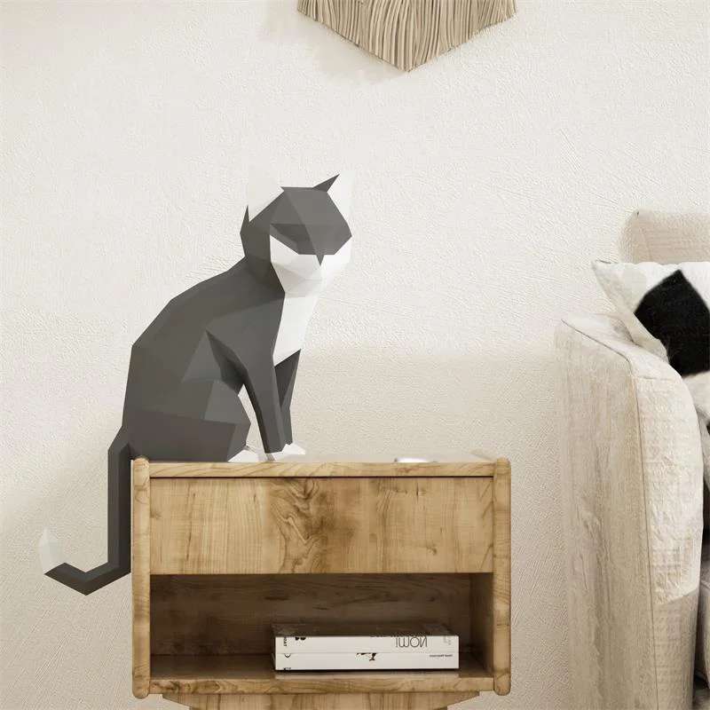 1 Pair Lovers Cat Animal Decor - Art Craft Cardboard 评论和价格